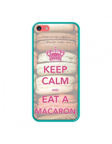 Coque iPhone 5C Keep Calm and Eat A Macaron - Nico