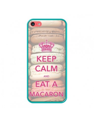 Coque iPhone 5C Keep Calm and Eat A Macaron - Nico