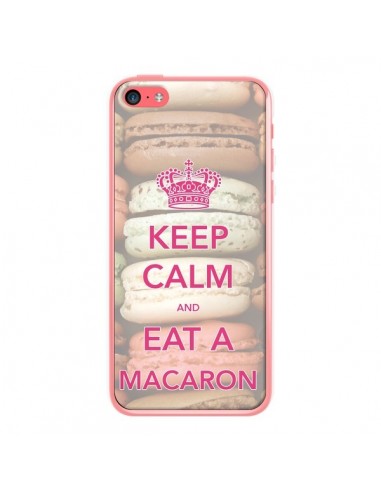 Coque iPhone 5C Keep Calm and Eat A Macaron - Nico