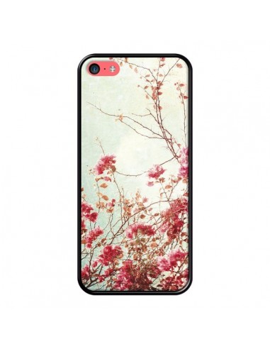 Coque iPhone 5C Fleur Vintage Rose - Nico