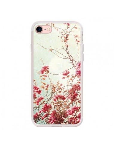 Coque iPhone 7/8 et SE 2020 Fleur Vintage Rose - Nico