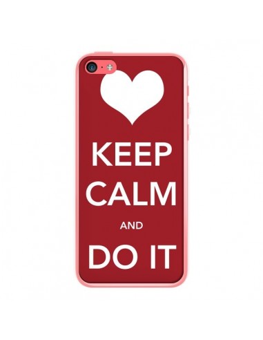 Coque iPhone 5C Keep Calm and Do It - Nico