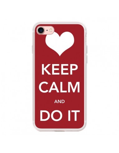Coque iPhone 7/8 et SE 2020 Keep Calm and Do It - Nico