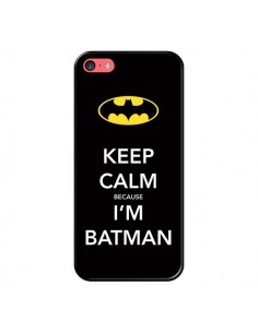 Coque iPhone 5C Keep Calm because I'm Batman - Nico