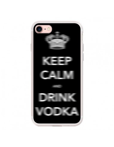 Coque iPhone 7/8 et SE 2020 Keep Calm and Drink Vodka - Nico