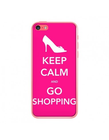 Coque iPhone 5C Keep Calm and Go Shopping - Nico
