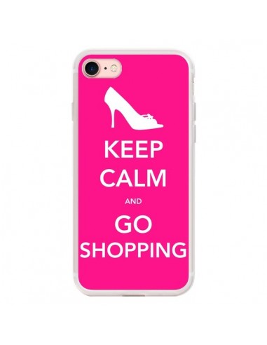 Coque iPhone 7/8 et SE 2020 Keep Calm and Go Shopping - Nico