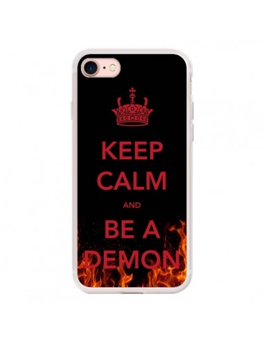 Coque iPhone 7/8 et SE 2020 Keep Calm and Be A Demon - Nico