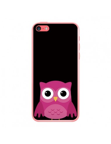 Coque iPhone 5C Chouette Pascaline - Nico