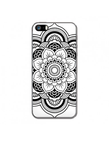 Coque iPhone 5/5S et SE Mandala Noir Azteque - Nico