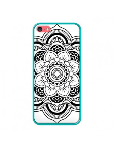 Coque iPhone 5C Mandala Noir Azteque - Nico