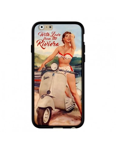 Coque iPhone 6 et 6S Welcome to the Riviera Vintage Pin Up - Nico