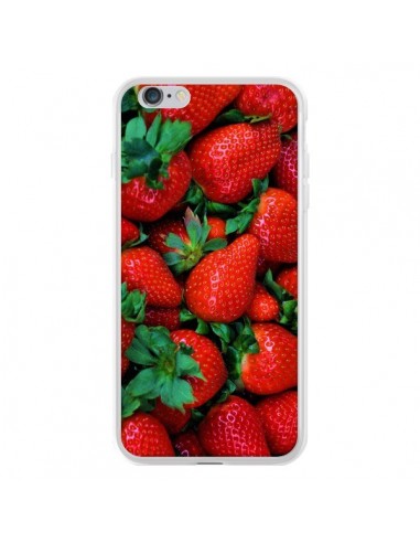 Coque iPhone 6 Plus et 6S Plus Fraise Strawberry Fruit - Laetitia
