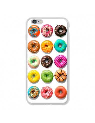 Coque iPhone 6 Plus et 6S Plus Donuts Multicolore Chocolat Vanille - Laetitia