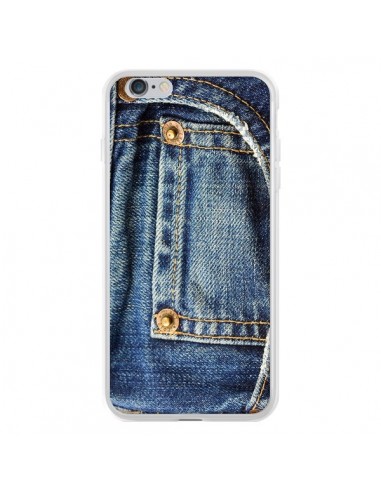 Coque iPhone 6 Plus et 6S Plus Jean Bleu Vintage - Laetitia