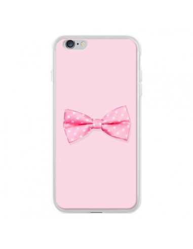 Coque iPhone 6 Plus et 6S Plus Noeud Papillon Rose Girly Bow Tie - Laetitia