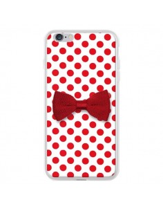 Coque iPhone 6 Plus et 6S Plus Noeud Papillon Rouge Girly...