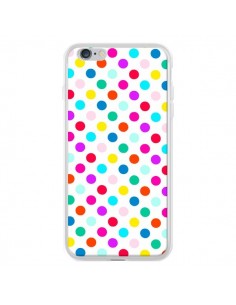 Coque iPhone 6 Plus et 6S Plus Pois Multicolores - Laetitia