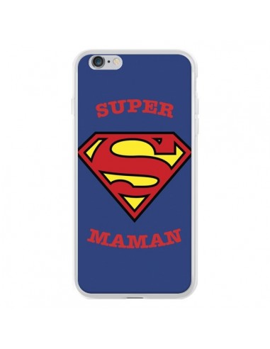 Coque iPhone 6 Plus et 6S Plus Super Maman Superman - Laetitia