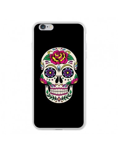 Coque iPhone 6 Plus et 6S Plus Tête de Mort Mexicaine Multicolore Noir - Laetitia