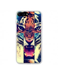 Coque iPhone 7 Plus et 8 Plus Tigre Swag Croix Roar Tiger...