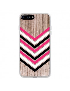 Coque iPhone 7 Plus et 8 Plus Tribal Aztèque Bois Wood...