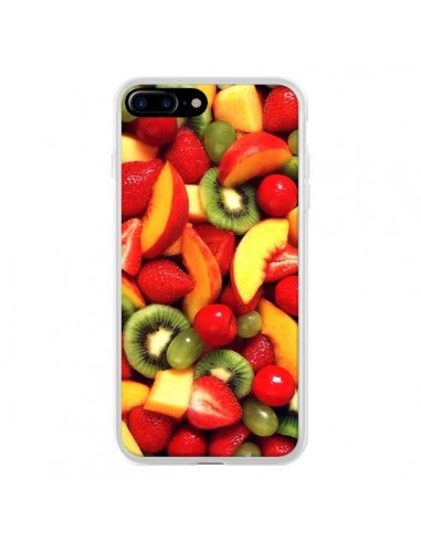 Coque iPhone 7 Plus et 8 Plus Fruit Kiwi Fraise - Laetitia