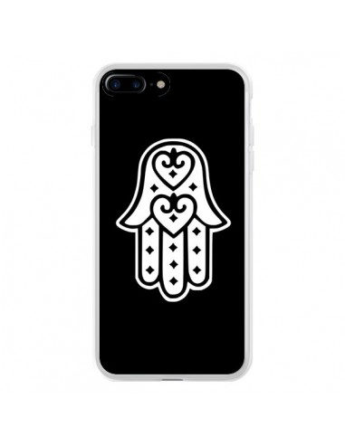 Coque iPhone 7 Plus et 8 Plus Main de Fatma Oeil Noir - Laetitia