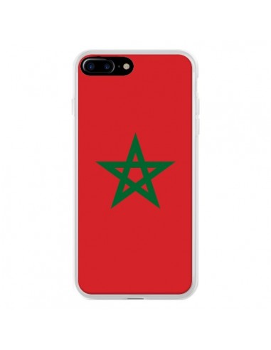Coque iPhone 7 Plus et 8 Plus Drapeau Maroc Marocain - Laetitia