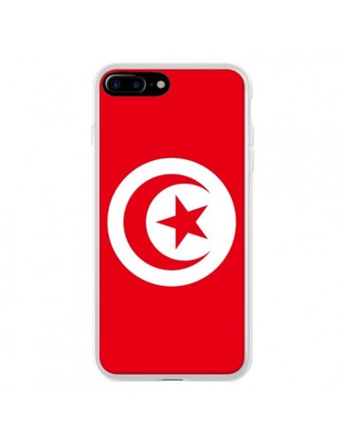 Coque iPhone 7 Plus et 8 Plus Drapeau Tunisie Tunisien - Laetitia
