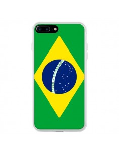 Coque iPhone 7 Plus et 8 Plus Drapeau Brésil Brésilien -...