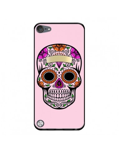 Coque Tête de Mort Mexicaine Rose Multicolore pour iPod Touch 5/6 et 7 - Laetitia