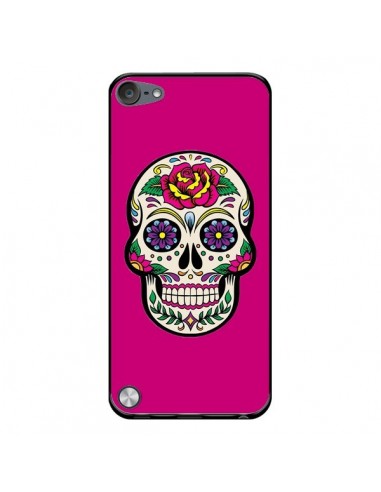 Coque Tête de Mort Mexicaine Rose Fushia pour iPod Touch 5/6 et 7 - Laetitia