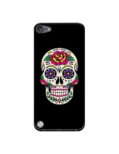 Coque Tête de Mort Mexicaine Multicolore Noir pour iPod Touch 5/6 et 7 - Laetitia