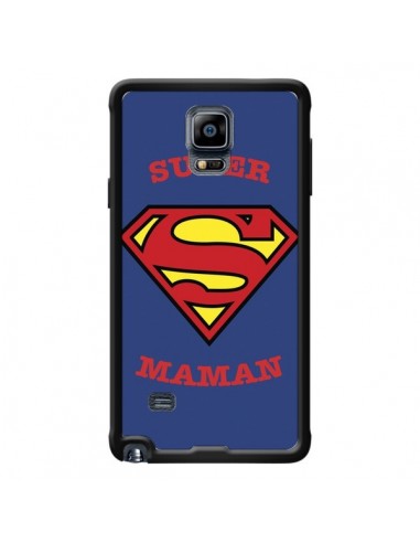 Coque Super Maman Superman pour Samsung Galaxy Note 4 - Laetitia