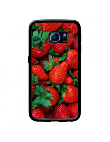 Coque Fraise Strawberry Fruit pour Samsung Galaxy S6 Edge - Laetitia