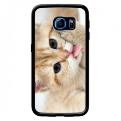 Coque Chat Cat Tongue pour Samsung Galaxy S6 Edge - Laetitia