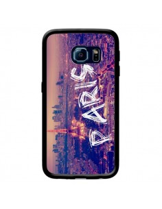 Coque Paris Tour Eiffel Tower Nuit pour Samsung Galaxy S6...