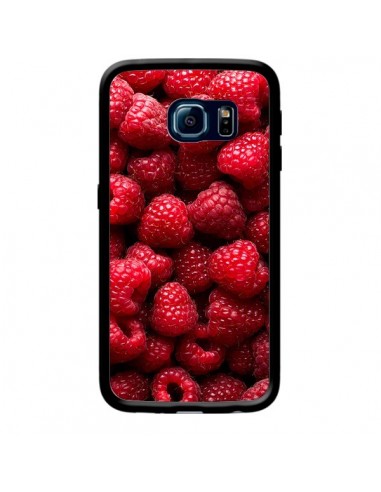 Coque Framboises Raspberry Fruit pour Samsung Galaxy S6 Edge - Laetitia