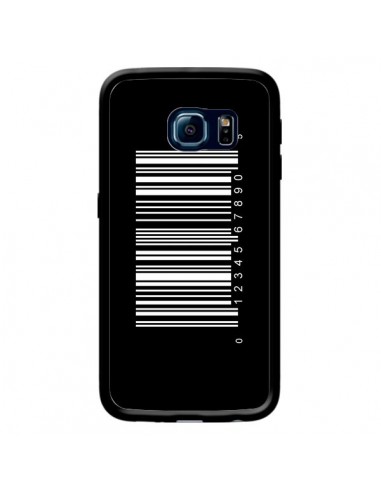 Coque Code Barres Blanc pour Samsung Galaxy S6 Edge - Laetitia