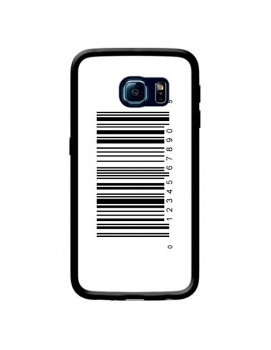 Coque Code Barres Noir pour Samsung Galaxy S6 Edge - Laetitia