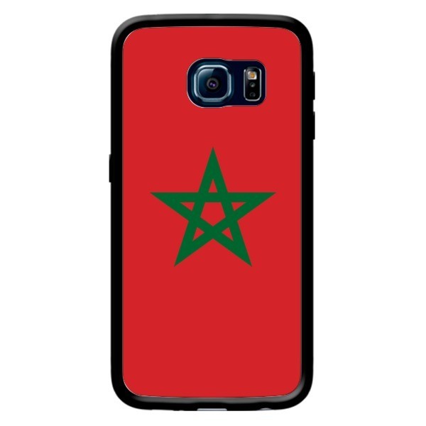 coque samsung s6 edge drapeau du maroc