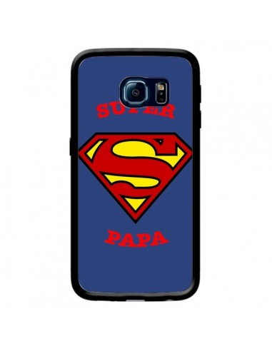 Coque Super Papa Superman pour Samsung Galaxy S6 Edge - Laetitia