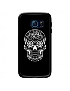 Coque Tête de Mort Mexicaine Blanche pour Samsung Galaxy...