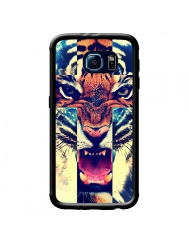 Coque Tigre Swag Croix Roar Tiger pour Samsung Galaxy S6 - Laetitia