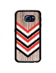 Coque Tribal Aztèque Bois Wood Flèche Rouge Blanc Noir...