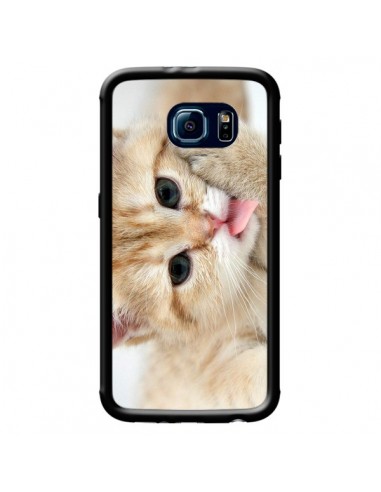 Coque Chat Cat Tongue pour Samsung Galaxy S6 - Laetitia