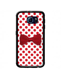 Coque Noeud Papillon Rouge Girly Bow Tie pour Samsung...