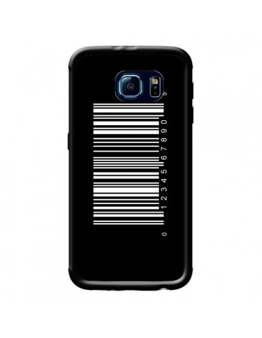 Coque Code Barres Blanc pour Samsung Galaxy S6 - Laetitia