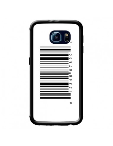Coque Code Barres Noir pour Samsung Galaxy S6 - Laetitia